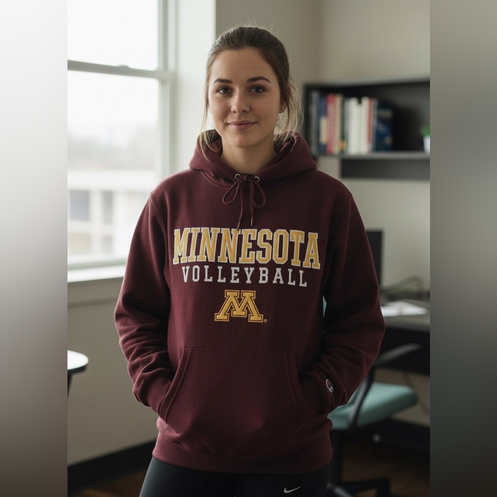 NWT ChampionWomen’s XS Minnesota‎ Volleyball Drawstring Hoodie